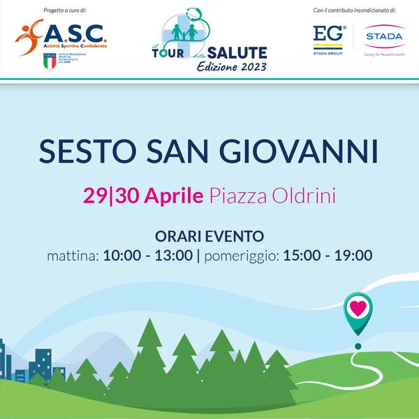 Piazza Oldrini fa tappa Il Tour Della Salute